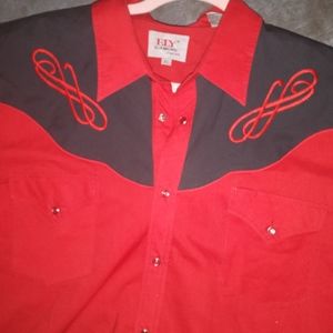 VERY IMPRESSIVE ELY DIAMOND XL WESTERN SHIRT.